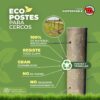 Poste Plástico Reciclable