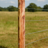 Poste quebracho colorado labrado media reforzada
