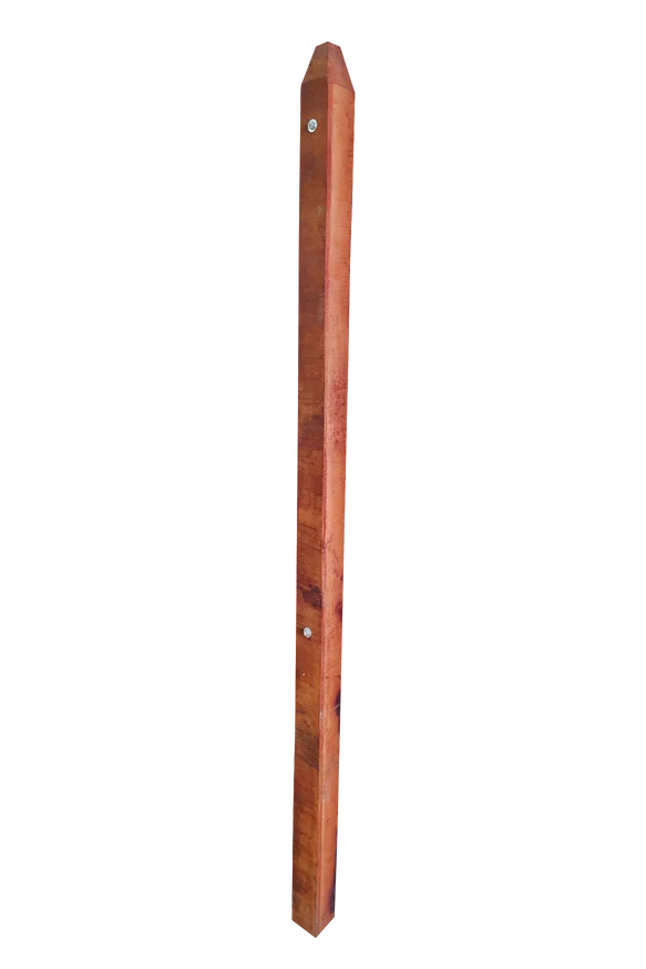 Poste quebracho colorado aserrado 3″x 3″